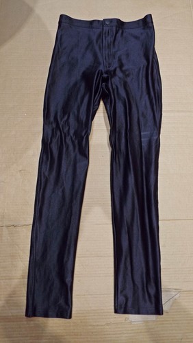 American Apparel Disco Pants - Black - Size L - Shiny Lycra Spandex