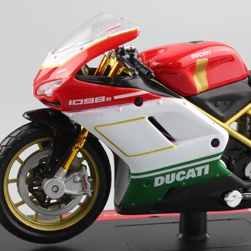 NEW 1:18 DUCATI 1098S Motorcycle Model Diecast MOTOGP Racing Toy Gift NEW BOX - Picture 8 of 12