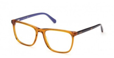 GANT GA3253 047 Brown Crystal Plastic Optical Eyeglasses Frame 55-17-145 GA 3253