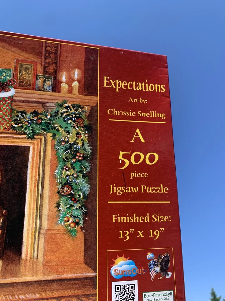 Rompecabezas EXPECTATIONS Gatos Gatito Chimenea CHRISSIE SNELLING 500 piezas ❤️tb11j Foto 4 de 4