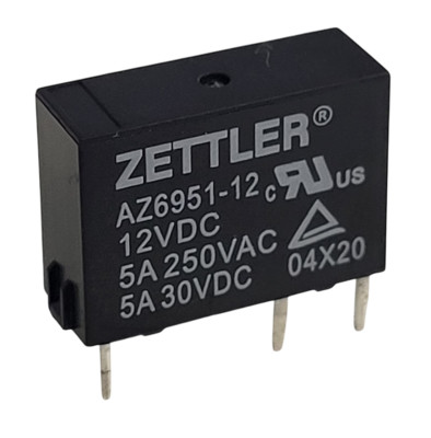 Relais Mini Zettler AZ6951-12 12V 5A/250V  1 Schließer