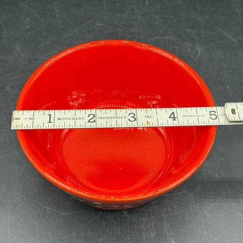 Waechtersbach CHRISTMAS TREE Coupe Soup Cereal Bowl 5" Red Germany - Picture 6 of 7