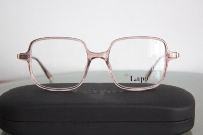 Neuf Monture Optique Lunettes de vue LAPO  Rose CLair Transparent LAAM064 C10