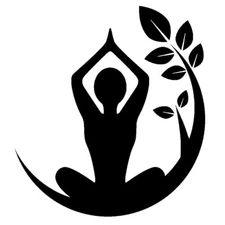 Yoga Graphic - Black Vinyl Decal Car Truck Windows Laptop Notebook Tumblers Mugs