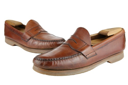 Gokey Double Sole Moccasin Size 13EE Brown Pre-Owned Good