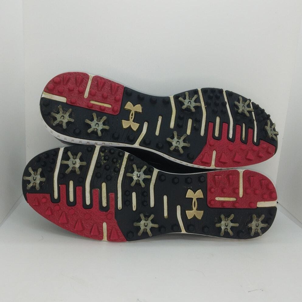 Under Armour Mens Pre-owned Black/Gray/Red Golf Shoes - sz. 12 Under Armour Mens Pre-owned Black/Gray/Red Golf Shoes - sz  main image 2
