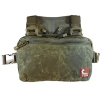 Hill People Gear Waxed Canvas Kit Bag Olive Weather Resistant Buschraft