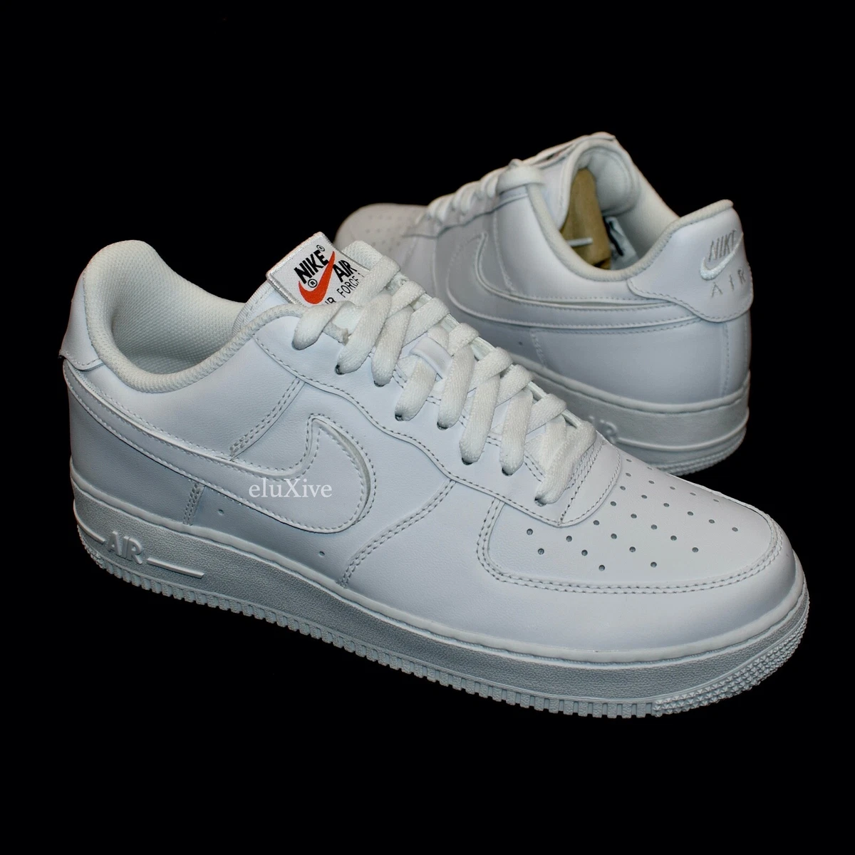 NWT Nike Air Force 1 07 QS All-Star Swoosh Pack White Sneakers 10 DS AUTHENTIC