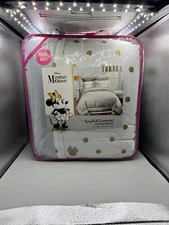 Disney Minnie Mouse Gold Dots Twin/Full Reversible Comforter