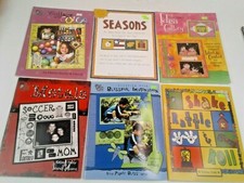SIX DIFFERNT Scrapbook Crafting Manuals--See Photos and Description