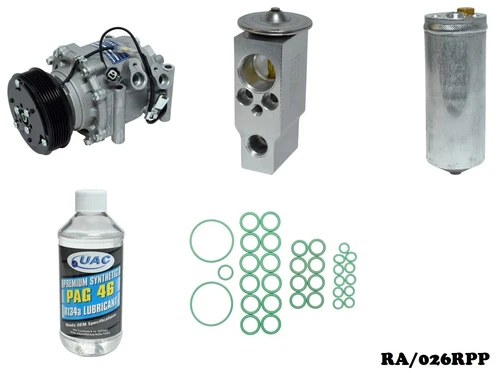 A/C Compresseur & Pièce Kit pour Honda Civic 1.7L 2001 Ra / 026rpp - Photo 1/10