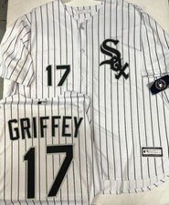 KEN GRIFFEY JR WHITE SOX MENS HOME JERSEY COOL BASE NEW W TAGS 3X