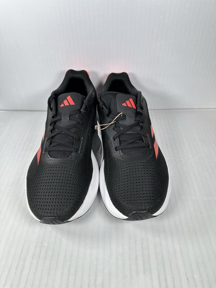 Size 8.5 Men adidas DURAMO SL SHOES Core Black / Solar Red / Grey Six IF9483 NEW Adidas DURAMO SL SHOES Core Black / Solar Red / Grey Six  main image 2