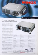 Minox LCD Projectors VB 1300 and VB 1800 Brochure