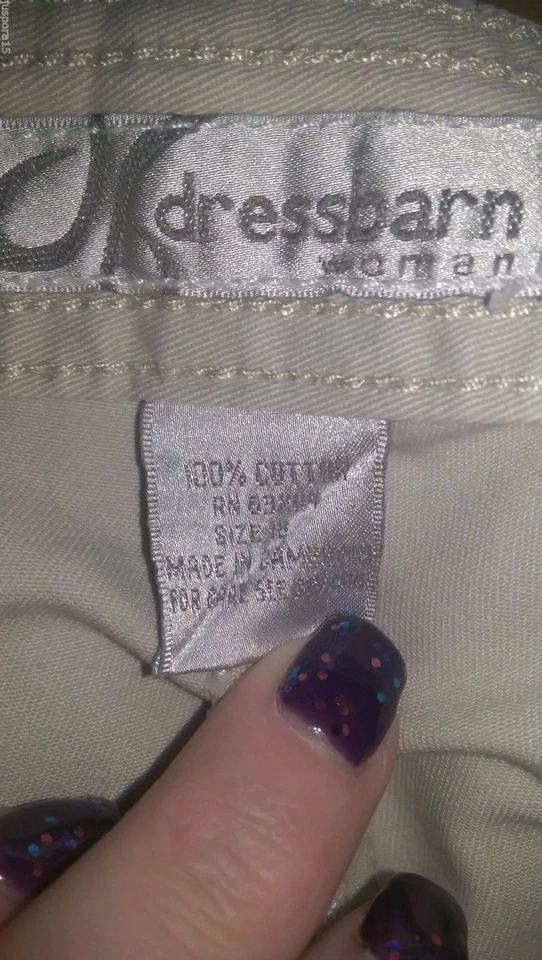 Dressbarn Womens Pants Size 18 Beige - Image 2 of 3