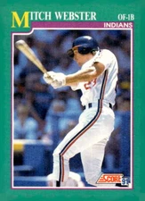 1991 Score #594 Mitch Webster