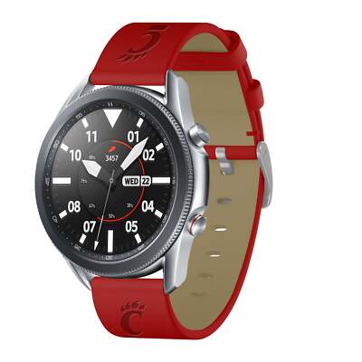 Affinity Bands Cincinnati Bearcats Italian Leather Quick Change Watch Band
