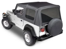 Authentic Smittybilt 9870215 Premium Replacement Soft Top Kit 1988-95 Wrangler
