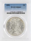 1896 Morgan Silver Dollar PCGS MS64+ S$1 Philadelphia Minted No Reserve