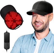 Red Light Therapy Cap for Hair Growth, Infrared Red Light Therapy Hat for Men 