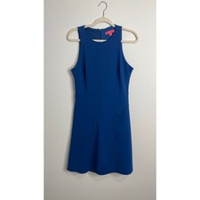 Betsey Johnson Royal Blue Sleeveless Fit & Flare Dress Size 8