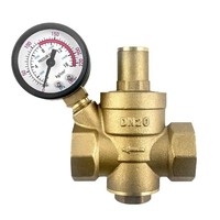 DN20 Messing Wasserdruckminderer Mit Druckminderer Manometer