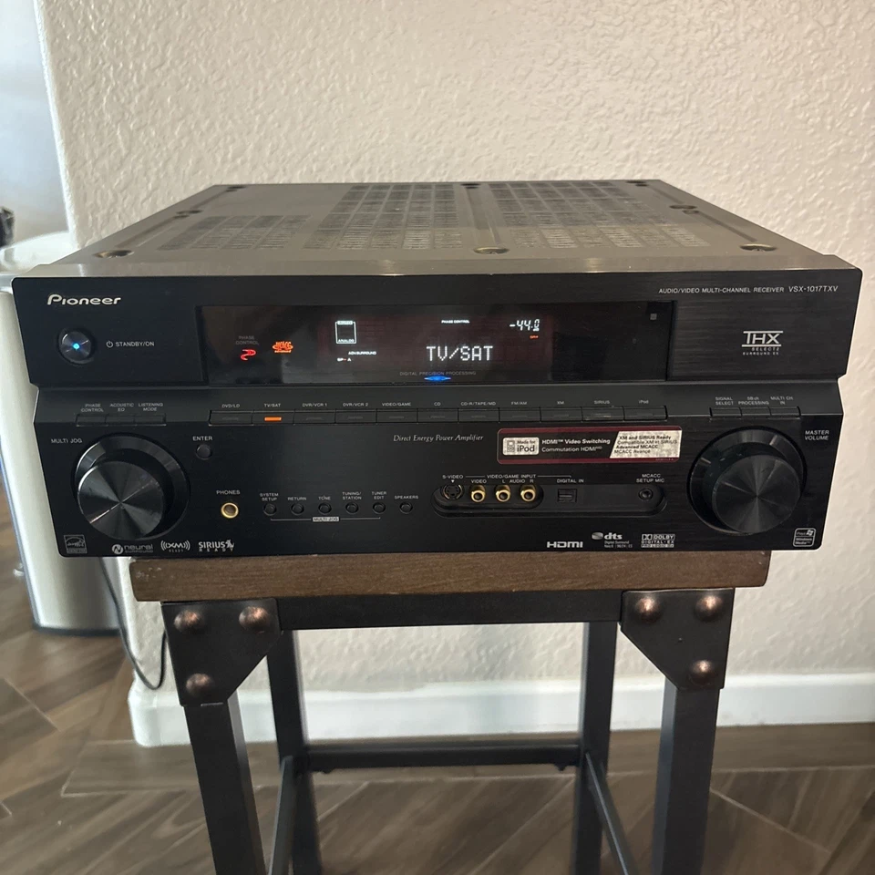 Pioneer VSX-1017TXV HDMI Home Theater Surround Sound Receiver, No Remote, Tested - Image 3 of 4