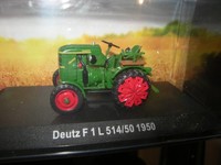 1:43 Ixo / Hachette Traktor Deutz F1 L 514/50 1950 In VP