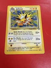 Jolteon 4/64 Jungle Unlimited Holo Rare WoTC Pokémon TradingCardGame 1999 MP/HP  on eBay