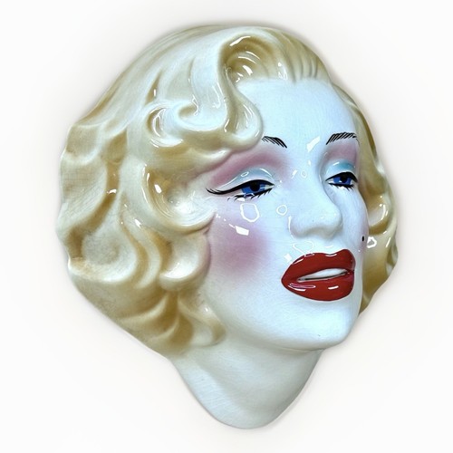 Vintage Marilyn Monroe Clay Art Mask Ceramic Mask  Read Below