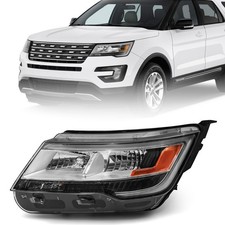 FIONE Headlight Assembly Compatible with Ford Explorer 2016 2017 2018 Haloge...