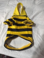 Bumble Bee Yellow Dog Hoodie  Medium  Pet Costume   Halloween Costume   New