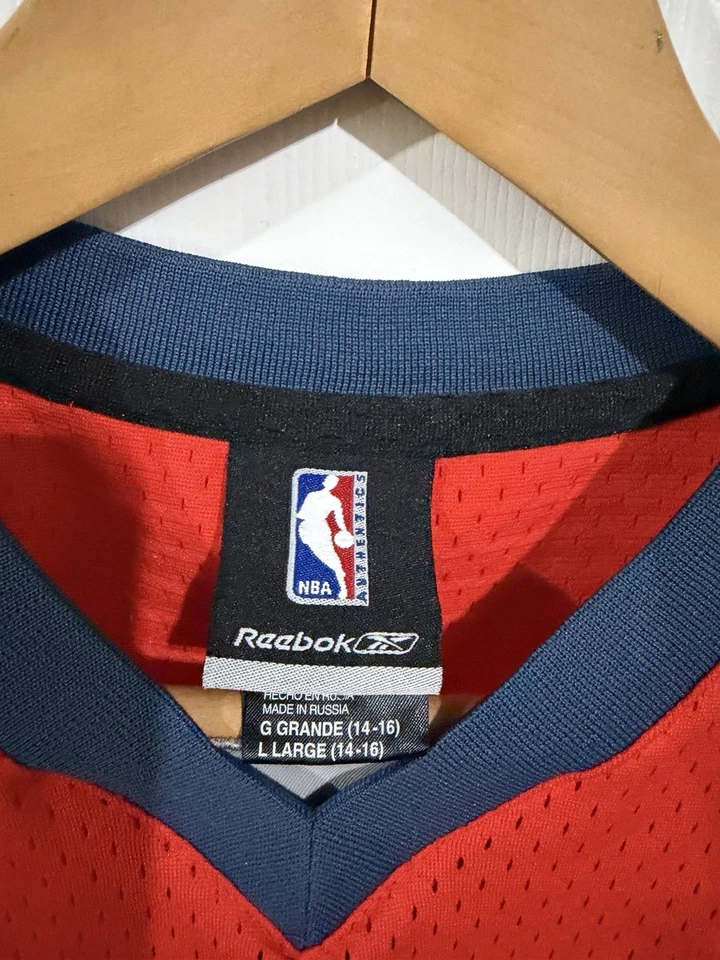 Camiseta deportiva Reebok Charlotte Bobcats Okafor #50 naranja juvenil talla grande 14-16 largo +2 Foto 4 de 4