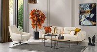 Sofagarnitur 3 + 1 Sitzer MöBel Set Design Beige Modern 2Tlg. Couchen