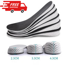 Men Women Invisible Height Increase Insoles Heel Lift Taller Shoe Inserts Pad