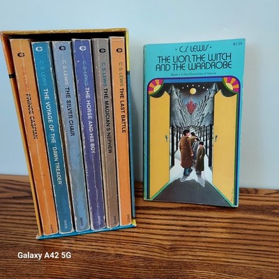 Vintage Paperbacks The Chronicles of Narnia By CS Lewis Box Set Plus Volume 1