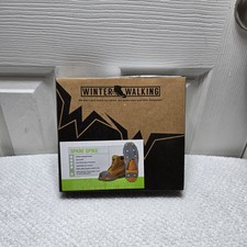 Winter Walking Anti-Slip Ice Snow Safety Shoe Boot Cleats Spike Size XL NEW X