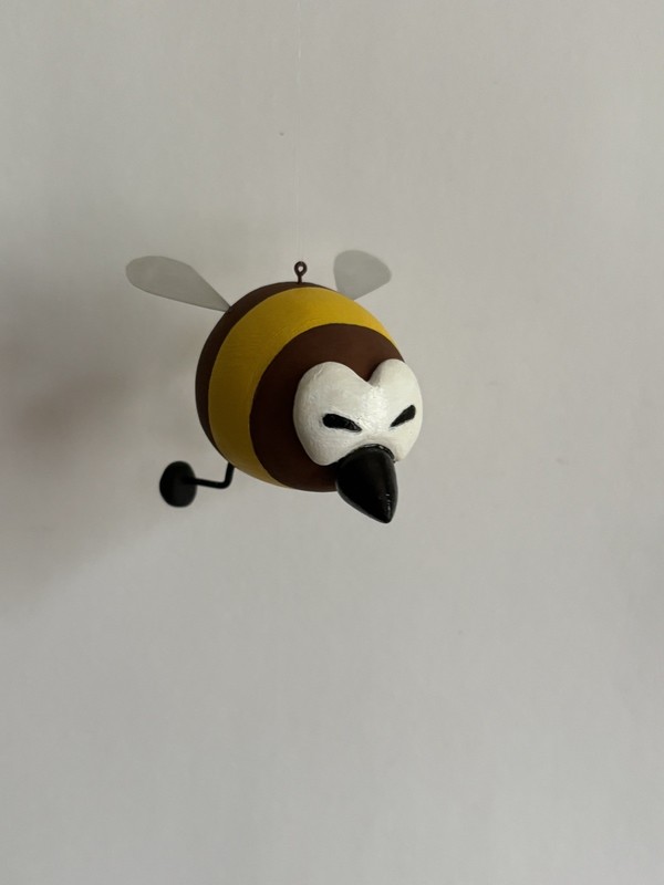 Handmade Hand-painted Super Mario Kart Hanging 2.75" Squinting Stingby Replica