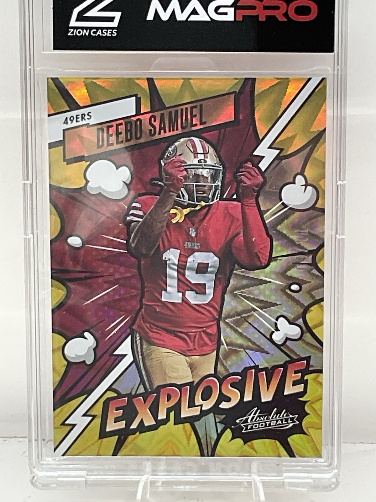 2023 Panini Absolute - Explosive Deebo Samuel #31 Gold /10