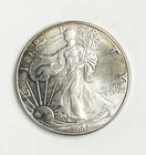 2002 US Mint American .999 Silver Eagle Bullion Round Coin ~ AS SEEN NO RESERVE