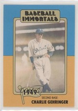 1980-84 SSPC Baseball Immortals 1st Printing Charlie Gehringer #57 HOF te2