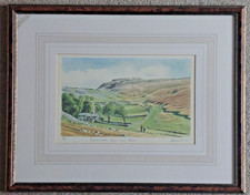 Framed Limited Edition: Ingleborough from Crina Bottom by Peter Annable