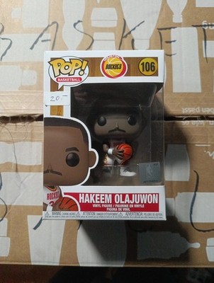 Hakeem Olajuwon NBA Houston Rockets Home POP! Basketball #106 Vinyl Figur Funko