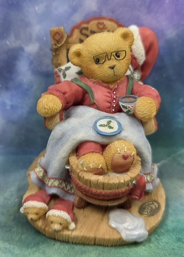Enesco Cherished Teddies Santa 1998 A Little Holiday R&R Christmas