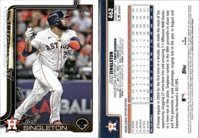   2025 Topps Series 2 - Jon Singleton Astros #462