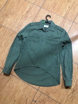 Denim & Supply Military Shirt Gr.S Damen Army Ralph Lauren Baumwollhemd