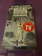 This Week In Baseball - 20 Years of Unforgettable Moments (VHS, 1997) New Sealed