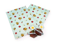 Geschenkpapier GeschenkanhäNgern Minecraft 2 BöGen Geschenkverpackung 50X70 Cm
