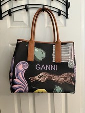 Ganni Tote Animal Print