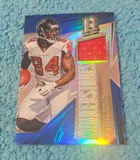 2014 Spectra Cornerstone Roddy White Atlanta Falcons Blue Prizm 45/49 #CJ-RWH
